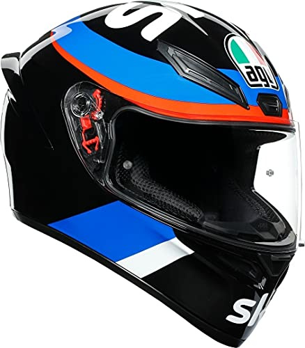 AGV Unisex-Adult K1 E2205 Replica Motorrad Helm, Mehrfarbig, XS
