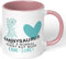 Mugged Off Nanny Gift | Nanny Mug Pink Nannysaurus Ideal Nan Mothers Day Gift
