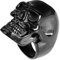 Homxi Ring Herren Gothic,Ringe Schädel Edelstahl Ringe Herren Schwarz Ringe Herren Größe 70 (22.3)