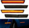 LED Bernstein Rot Vordere Hintere Seitenmarkierungsleuchten für Dodge Challenger SRT Hellcat Redeye Widebody 2018-2022, R/T Scat Pack Demon Super Stock Jailbreak, Räucherlinse