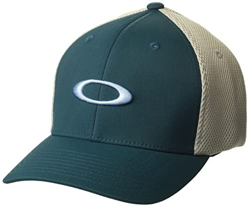 Oakley Unisex-Erwachsene Ellipse Mesh Baseballkappe, Blau, Small-Medium