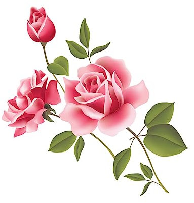 Warmhm Blumen-Wandaufkleber Wandbilder Blumen Wandtattoos Rose Wandtattoo Blumen Wandbild Rosenblumen-wandaufkleber Groß Schmücken Rose Wanddekoration