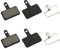 EPLZON Bremsbeläge Fahrrad Scheibenbremsen Hohe Bremsleistung Für Shimano Bremsen B01S (Packung mit 4 Stück)