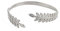 VASSAGO Griechisch Römisches Lorbeerblatt Armband Römische griechische Göttin Verstellbare Manschette Armband Armreif Römischer Boho Schmuck für Frauen