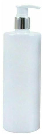 ARA CHOICE Soap Dispenser Bottle Pump Plastic Hand Liquid Bathroom Shampoo Empty White Cylindrical Pet Plastic Bottle Reusable and Refillable Empty Bottles for Liquid Soap Lotion Conditioner 500ml