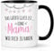 Joymaking Kaffeetasse Geschenk für Mama Muttertagsgeschenk Geburtstagsgeschenk Tasse mit Spruch - Das größte Glück ist eine Mama wie dich zu haben, Schwarz 320ml
