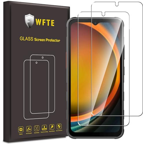 WFTE [2 Stück Schutzfolie für Samsung Galaxy XCover 7/7 Pro Panzerglas Glasfolie 9H Härte, Anti-Kratzen, Anti-Bläschen Displayschutzfolien Panzer Schutz Glas für Samsung Galaxy X Cover 7