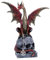 Nemesis Now Fate of The World U6696A24 Harz, Rot, Drachenfigur, roter Drachen-Ornament, Sammlerstück, Drachen-Geschenkware, gegossen aus feinstem Harz, fachmännisch handbemalt, 23 cm
