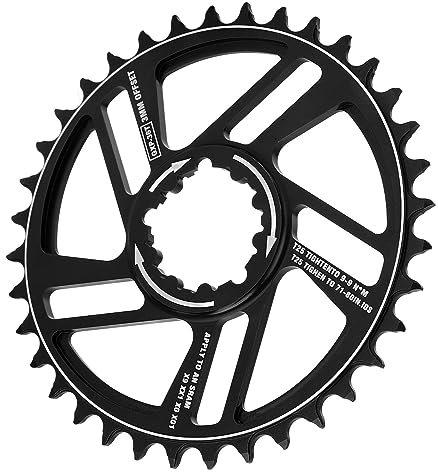 Risegun Fahrrad-Kettenblatt, schmales breites Kettenblatt, Aluminiumlegierung, 36T, 3 mm, für 8/9/10/11-Gang-Kette für SRAM GXP Kurbel