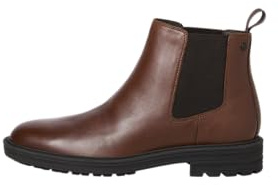 JACK & JONES Herren Jfwhoskins Leather Chelsea Sn, Cognac, 46 EU