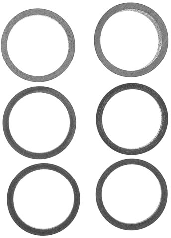 WOONEKY 6stücke Carbonfaser-Headset-abstandshalter Für Fahrrad-Headset-dichtungen Vorbau-abstandshalter Fahrrad-zubehör Austauschbare Ersatz