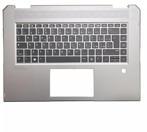 RTDPART Tastiera PalmRest per Laptop per HP ZBook 15 Studio X360 G5 L34211-061 con retroilluminazione Italiano IT Grigio