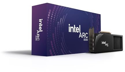 WEELIAO Intel Arc B580 Graphics Card,2670 Mhz Black Video Card,12GB 256-bit GDDR6,PCIE4.0,3 DP2.0,1 HDMI2.1,2 Fans,TBP 190W