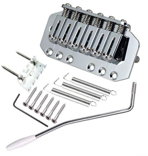 Tremolo System Upgrade Wesentliche Komponenten in diesem E-Gitarren-Kit (gold weiß)