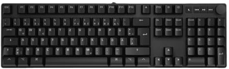 Das Keyboard MacTigr Mechanische Tastatur Skandinavien Layout für Mac - 106 Tasten, Cherry MX Niedrigprofil-Schalter, NKRO, 2-Port USB 3.1 Hub, Lautstärkeregler, Metallgehäuse (DKTIGMACMXRLPI1NO)