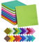 Gcardist Lot de 120 serviettes de cocktail, jetables, en papier, 24 couleurs, 12,7 x 12,7 cm, pour cocktail, mariage, dîner, fête d'anniversaire, dessert, vin
