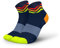 INCYLENCE ULTRALIGHT Laufsocken kurz für Damen und Herren mit leichter Kompression,1 Paar (DE/NL/SE/PL, Numerisch, 43, 46, Regular, Regular, Waves Navy Orange)