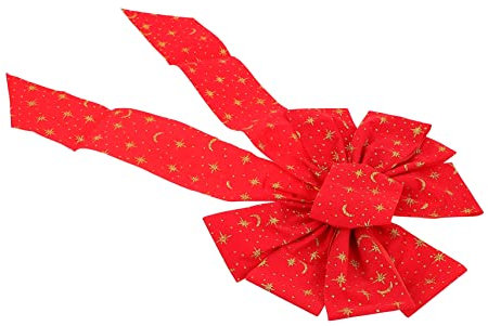 UTHCLO 1stück Weihnachtsbaum Schleifen Dekoration Christbaum Schmuck Aus Strapazierfähigem Material Für Tür Und Wanddeko Festliche Atmosphäre Für Jeden Anlass