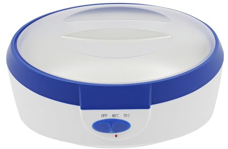 265W 2300ml Paraffinbäder Wachsbad für Hände und Füße,30*23*17cm Paraffin Wachsbad Paraffinbad Set 60-75℃ Temperatur einstellbar Elektrisches Paraffin-Handbad Geschenk für Freundin und Ehefrau (blau)