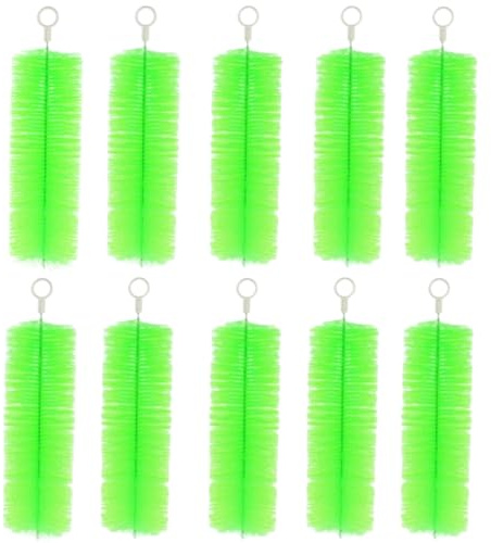 Set di 10 spazzole filtranti per laghetto per pesci, spazzole di pulizia efficaci, filtrazioni d'acqua all'aria aperta, sistemi di purificazione, accessori per filtri per laghetti