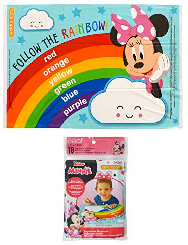 Neat Solutions Table Topper, Disney Minnie Mouse, 18-Count by Disney