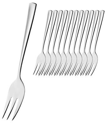ESMEYER Lot de 12 fourchettes à gateau STOCKHOLM acier inox 18/100 poli