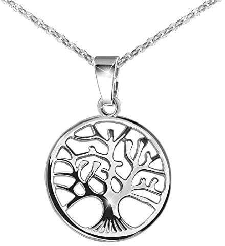 MATERIA by Matthias Wagner 925 Silber Kettenanhänger Baum - Schmuck Anhänger Lebensbaum 22x31mm für Halskette KA-5