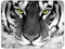 Silent Monsters Tapis de Souris S 24 x 20 cm, Petit Mouse Pad, Tigre, Tapis de Souris en Tissu, antidérapant, Silencieux, Le Jeu vidéo, Bureau, Home Office, Lavable, Enroulable, découpé au Laser