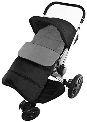 Fußsack/Cosy Toes kompatibel mit Out n About Little Nipper Kinderwagen, Delfingrau