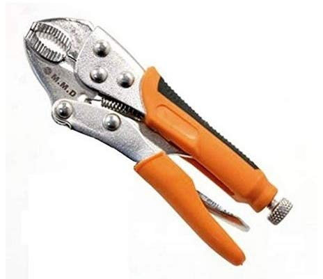 MINI PINZA AUTOBLOCCANTE A SCATTO REGOLABILE A VITE 135 mm IN ACCIAIO FORGIATO