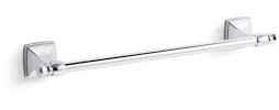 Kohler K-26538-CP Grand Handtuchhalter, Handtuchstange für Bad, Chrom poliert
