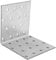 SS8® Angle Brackets 100x100x60mm (4pcs) Corner Bracket Metal L Plate Heavy Duty Steel Brace