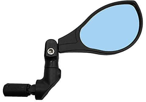 Hafny 2021 Fahrradspiegel HF-M902-FR08, HD-Glaslinse, große Oberfläche, bruchsicher, mehrwinkelverstellbar, E-Bike-Spiegel