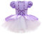 Lito Angels Principessa Sofia Tutu Ballerina Costume per Bambina, Vestito dal Balletto Danza Classica, Taglia 6-7 anni, Viola