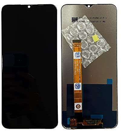 Smartex® Pantalla LCD Compatible con Realme C3 (RMX2020 - RMX2027) - Display Color Negro