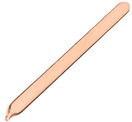 Annadue Kupfer Flache Heatpipe,Computer CPU Kühler Kühlkörper Rohrkühlung Heatpipe,für DIY Kühlung Laptop CPU Kühlkörper(100MM)