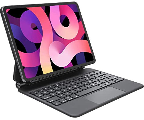 Wainyok Magic Keyboard 10.9 iPad Air (5, 4 Gen) hülle mit Tastatur für iPad Pro 11 Zoll (3. /2. /1. Gen) Freischwebendes Stand Design, Magnetische Tastatur mit Trackpad, USA QWERTY