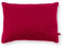 PiP Studio Kissen Quiltey Days, unifarbener Samt, eine Seite Bestickt/eine Seite glatt, Größe 50x35 cm, (Dark pink)