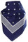 Harrys-Collection Unisex Bandana Bindetuch 100% Baumwolle (1 er 6 er oder 12 er Pack), Farbe:Punkte marine
