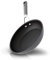 Ninja CW60020 NeverStick Comfort Grip Sartén de 8 pulgadas, antiadherente, duradera, resistente a los arañazos, apta para lavavajillas, apta para horno hasta 400 °F, asas de silicona, gris