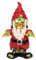 Horror-Shop Frankensteins Zombie Gartenzwerg Figur 21 cm