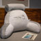 COMOCE Kuschelkissen für Erwachsene Ruhekissen für Bett, Rückenstützkissen,mit Armlehnen Weicher Bettsitz Gaming-Kissen Abnehmbares Rückenstützkissen für Bett Sofasessel,Lovely Dog-70×50×30cm