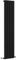 Milano Java Black Vertical Single Tube Panel Radiator - 1780mm x 354mm