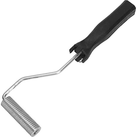 Bubble Roller, Black Comfortable Grip Aluminum Alloy Laminating Paint Roller Kit for Tub Shower Bathtub Boat Repair (Type B)