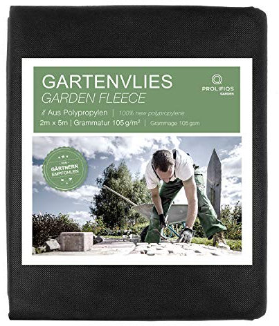 Sandkastenvlies 105g/m² I Schutzvlies & Unkrautvlies für Kinder-Sandkasten I Atmungsaktiv & Reißfestes Gartenvlies I Für Sand, Rindenmulch, Kies & Pflastersteine (2m x 5m)