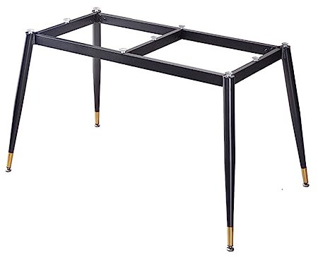 Pieds De Meubles Cadre De Pied De Table En Métal, Pieds De Table En Tube Carré, Pieds De Banc De Chaise En Fer, Pieds De Table À Manger, Pied De Table Basse D'Établi, Pour Marbre, Verre, Dessus E..