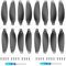 Bocguy 16 PCS Eliche per DJI Mini 2 SE/Mini SE/Mini 4K - Basso Rumore & Stabile Con Viti & Cacciavite (Argento)