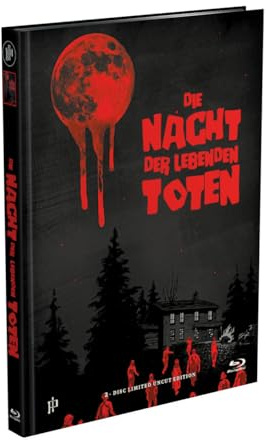 Die Nacht der lebenden Toten (Neue Retro Synchro) 2-DISC Mediabook Cover X limited 44 UNCUT (Blu-ray + DVD) X