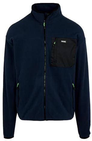 Regatta Herren Jacke Outdoorjacke Fleecejacke Frankie FIZFleece, Farbe:Dunkelblau, Artikel:-540 Navy, Größe:L