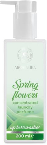 Konzentriertes Wäscheparfüm Frühlingsblumen 200ml - Wäsche Erfrischer - Parfum für Waschmaschine - für Langanhaltenden Duft - Blumenaroma - Wäscheduft - Concentrated laundry perfume